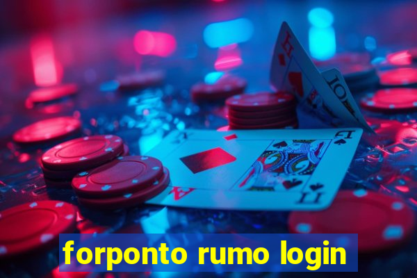 forponto rumo login